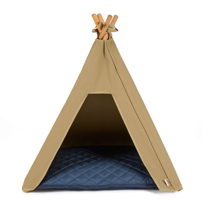 Dog Teepee Bed - INDOOR & OUTDOOR - Waterproof Canvas - Pooch and Paws