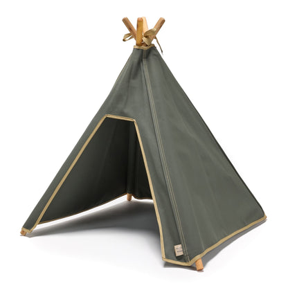 Dog Teepee - INDOOR & OUTDOOR - Waterproof Canvas - Pooch and Paws