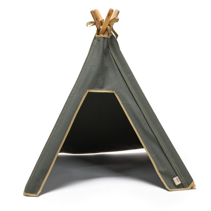 Dog Teepee - INDOOR & OUTDOOR - Waterproof Canvas - Pooch and Paws