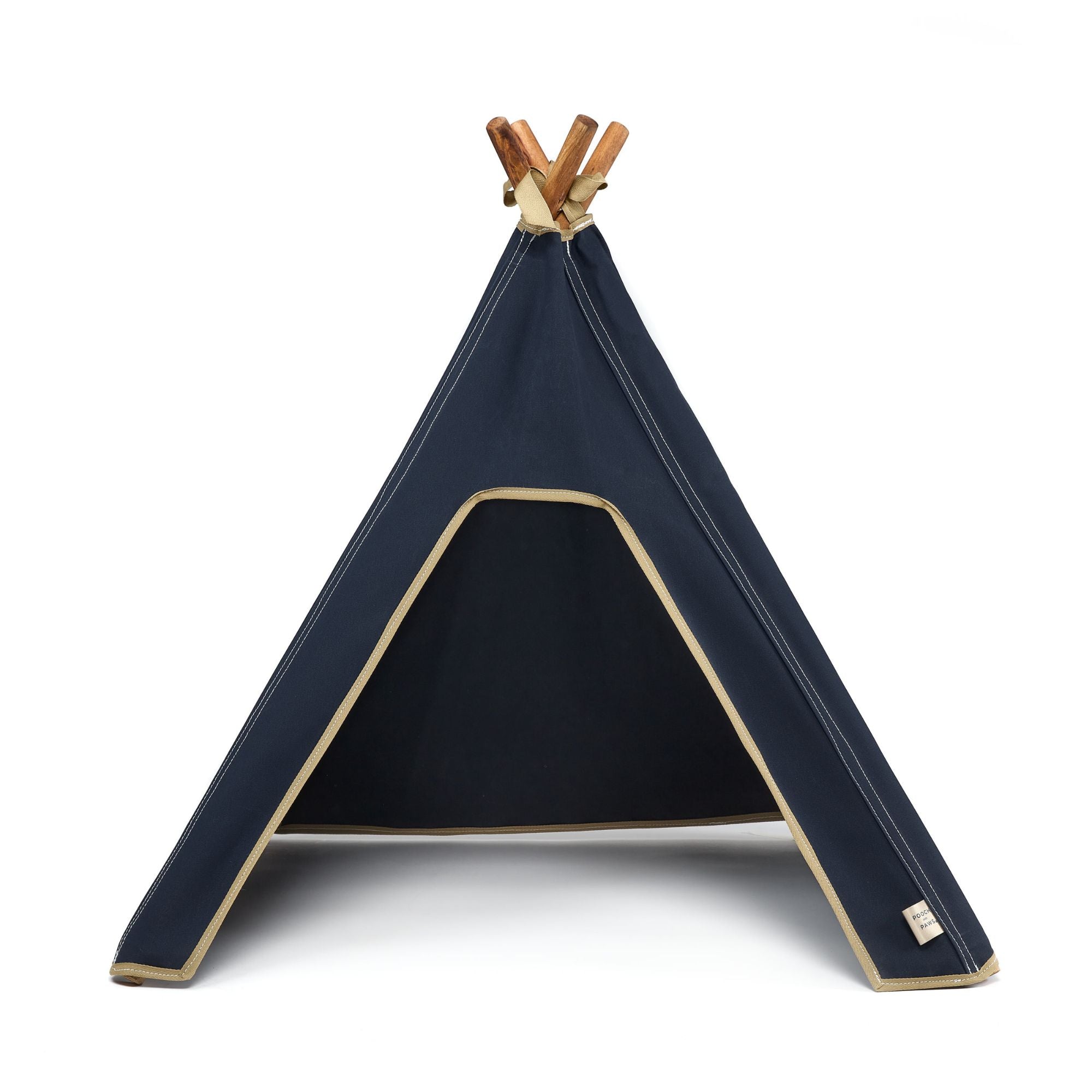 Dog Teepee - Indoor/Outdoor - Fully Waterproof Canvas - Pooch and Paws