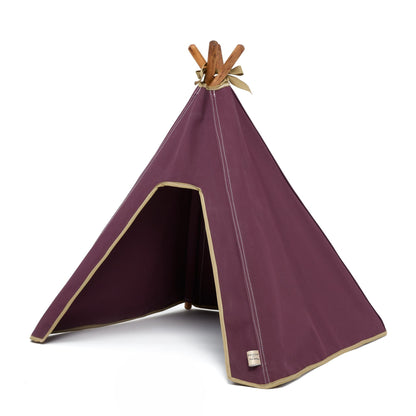 Dog Teepee - Indoor/Outdoor - Fully Waterproof Canvas - Pooch and Paws