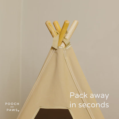 Dog Teepee - INDOOR & OUTDOOR - Waterproof Canvas