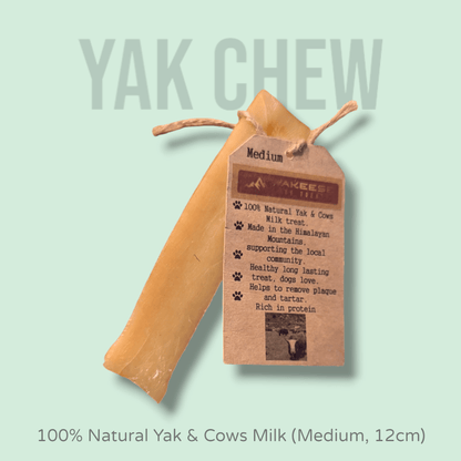 Yakeese Yak Chew - Long Lasting Dog Treat (Medium, 70g) - Pooch and Paws